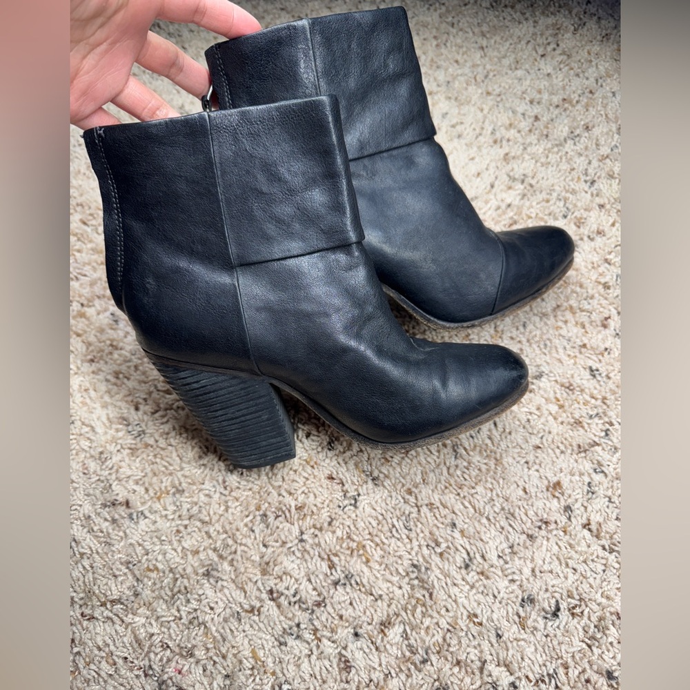 Rag and Bone Booties Womens size 36.5 black